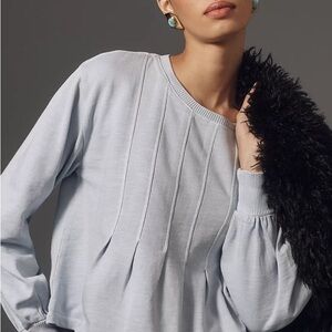 Pilcro Pleated Sweatshirt